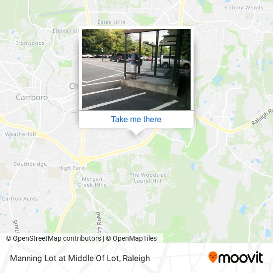 Mapa de Manning Lot at Middle Of Lot