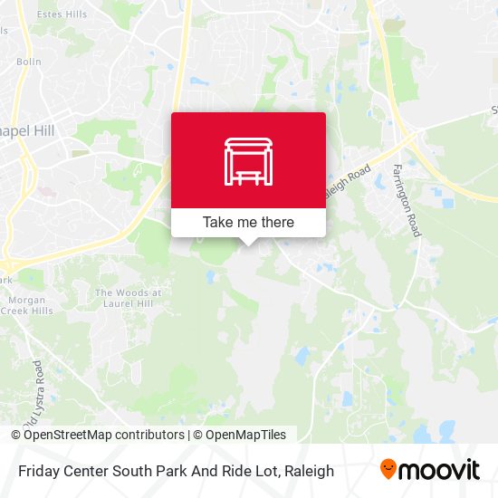 Mapa de Friday Center South Park And Ride Lot