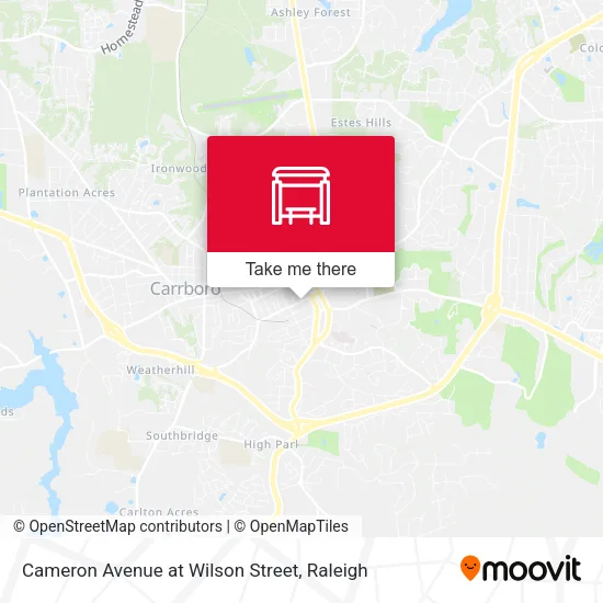 Mapa de Cameron Avenue at Wilson Street