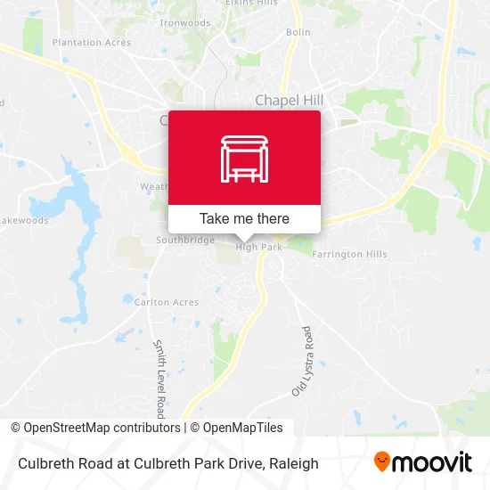 Culbreth Road at Culbreth Park Drive map