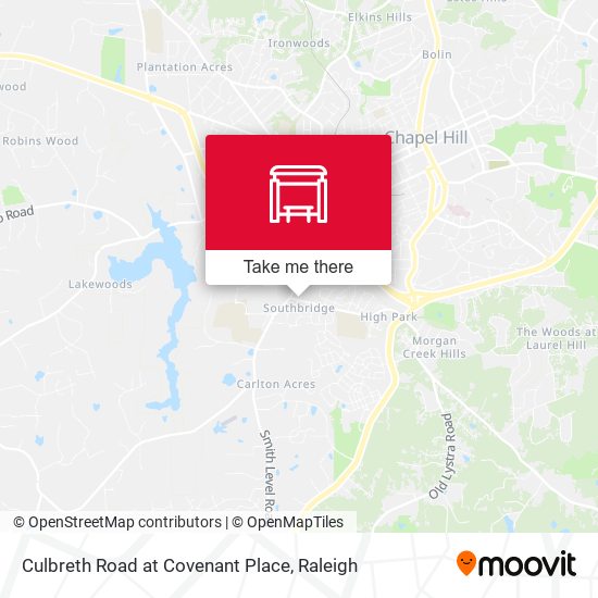 Mapa de Culbreth Road at Covenant Place