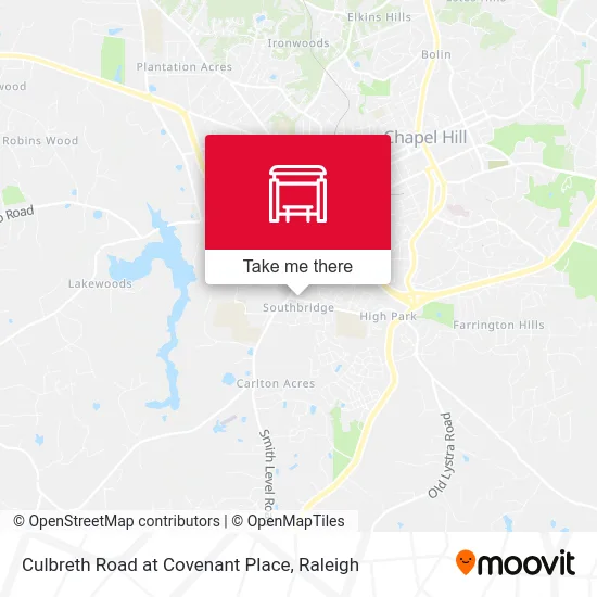 Culbreth Road at Covenant Place map