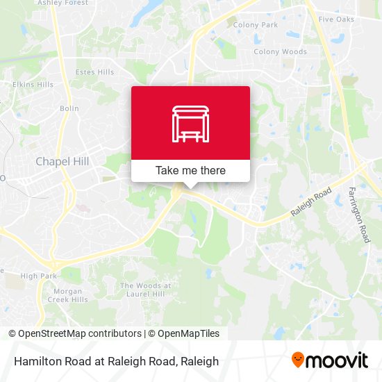 Mapa de Hamilton Road at Raleigh Road