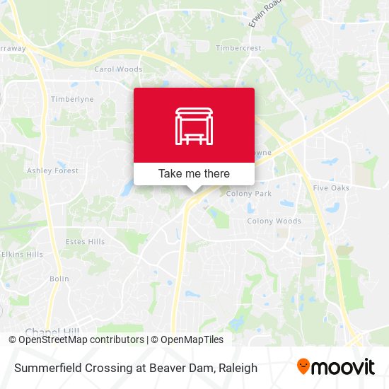 Mapa de Summerfield Crossing at Beaver Dam
