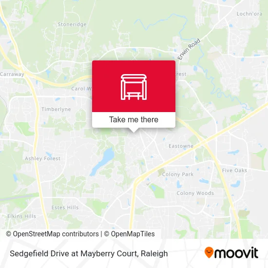 Sedgefield Drive at Mayberry Court map