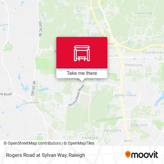 Mapa de Rogers Road at Sylvan Way