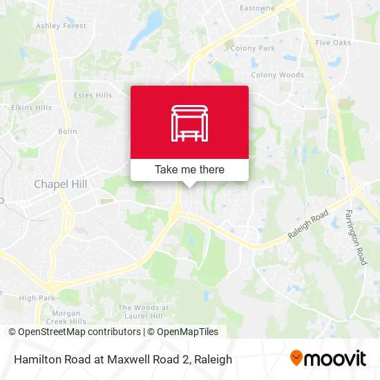 Hamilton Road at Maxwell Road 2 map