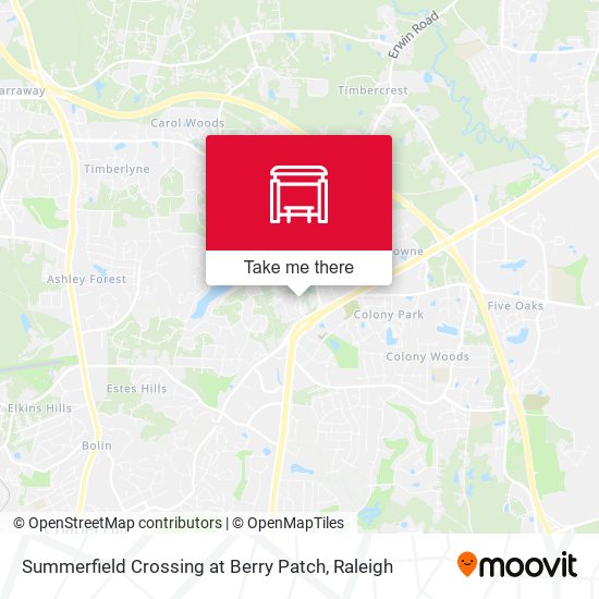 Mapa de Summerfield Crossing at Berry Patch