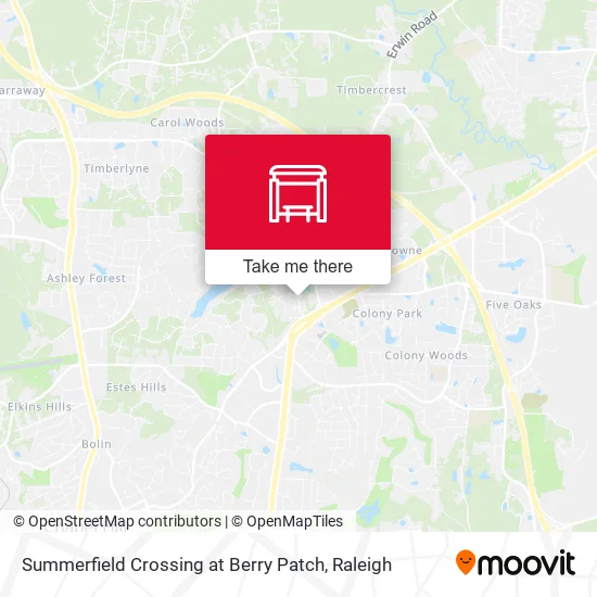 Mapa de Summerfield Crossing at Berry Patch