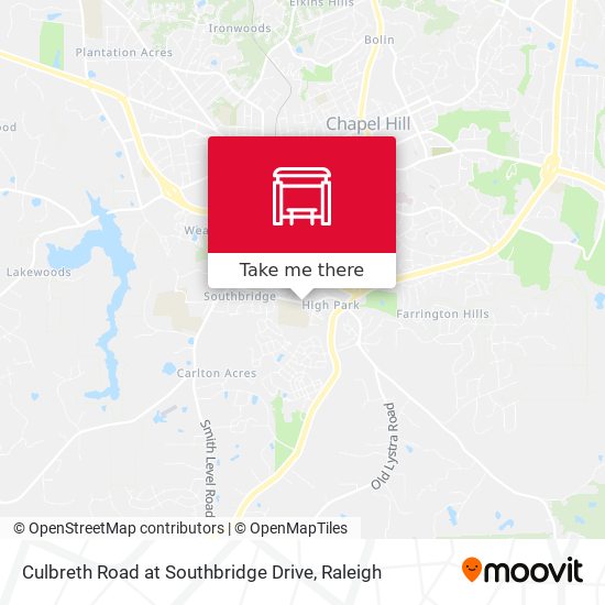 Culbreth Road at Southbridge Drive map