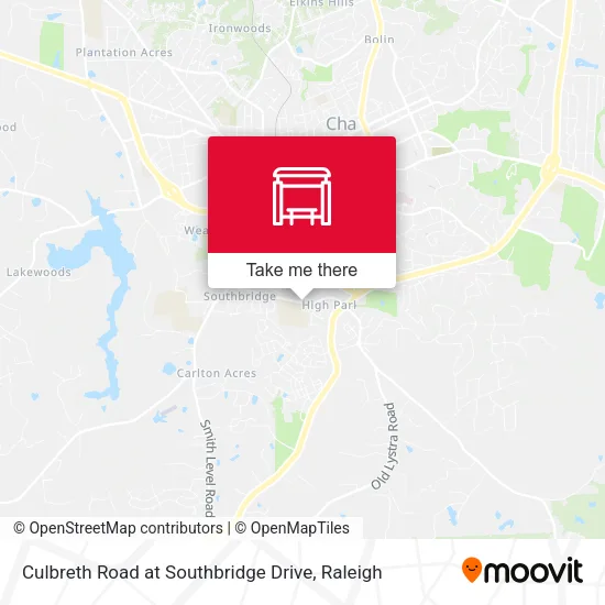 Mapa de Culbreth Road at Southbridge Drive