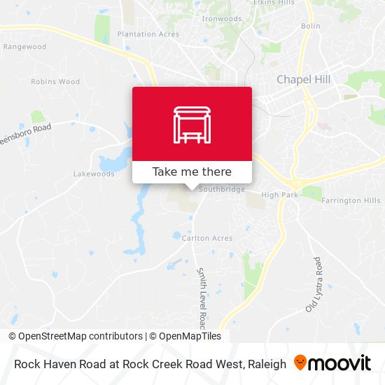 Mapa de Rock Haven Road at Rock Creek Road West