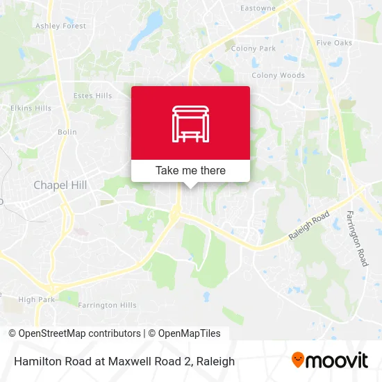 Hamilton Road at Maxwell Road 2 map