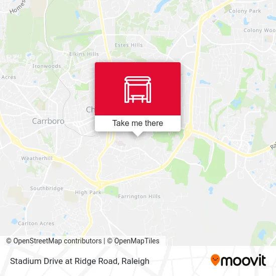 Stadium Drive at Ridge Road map
