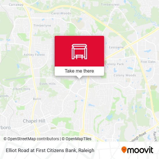 Mapa de Elliot Road at First Citizens Bank