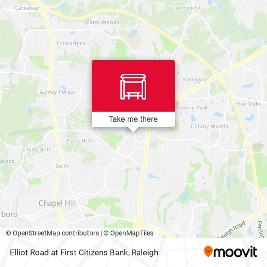 Mapa de Elliot Road at First Citizens Bank