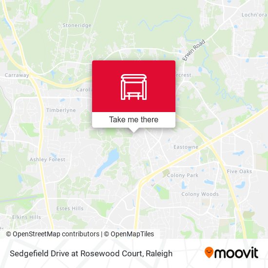 Mapa de Sedgefield Drive at Rosewood Court