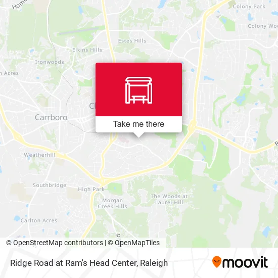 Mapa de Ridge Road at Ram's Head Center