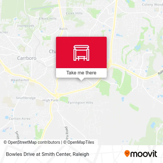 Bowles Drive at Smith Center map