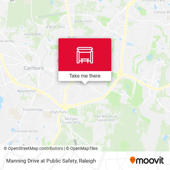 Mapa de Manning Drive at Public Safety
