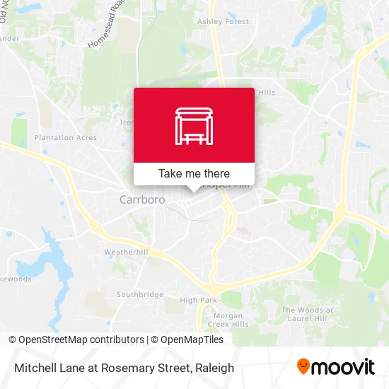 Mapa de Mitchell Lane at Rosemary Street