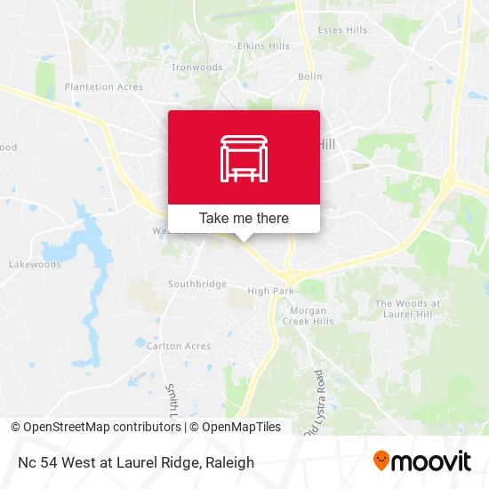 Mapa de Nc 54 West at Laurel Ridge