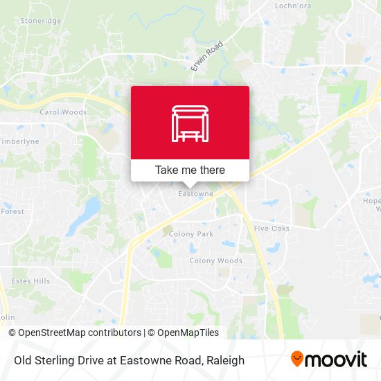 Mapa de Old Sterling Drive at Eastowne Road