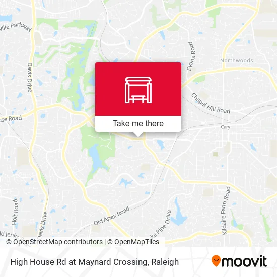 Mapa de High House Rd at Maynard Crossing