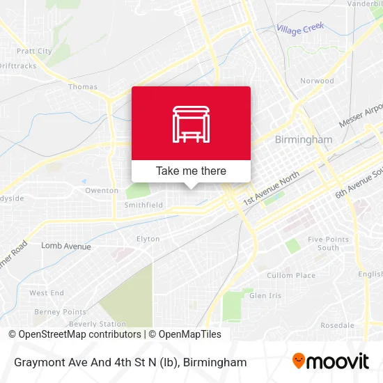 Mapa de Graymont Ave And 4th St N (Ib)