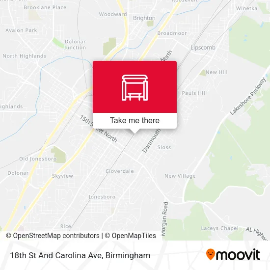 Mapa de 18th St And Carolina Ave