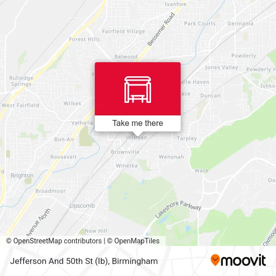 Mapa de Jefferson And 50th St (Ib)