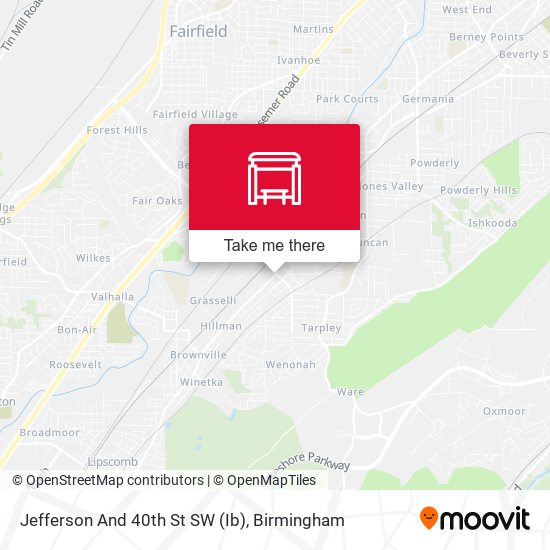 Jefferson And 40th St SW (Ib) map