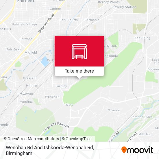 Wenohah Rd And Ishkooda-Wenonah Rd map