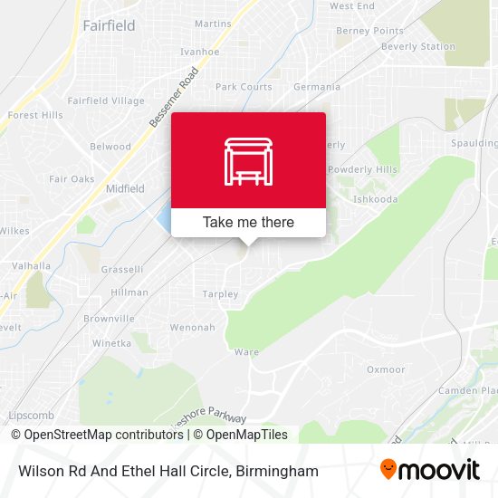Mapa de Wilson Rd And Ethel Hall Circle
