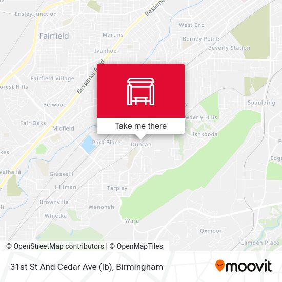 Mapa de 31st St And Cedar Ave (Ib)