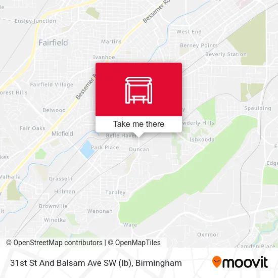 Mapa de 31st St And Balsam Ave SW (Ib)