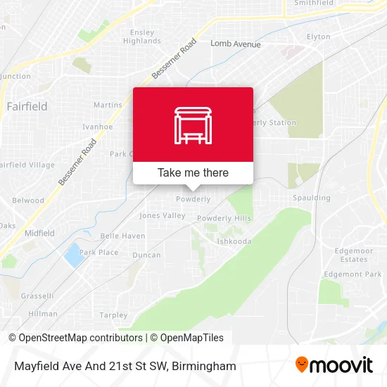 Mapa de Mayfield Ave And 21st St SW