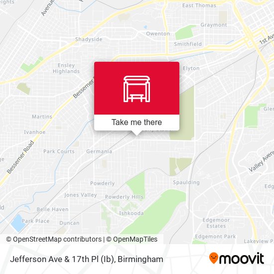 Mapa de Jefferson Ave & 17th Pl (Ib)