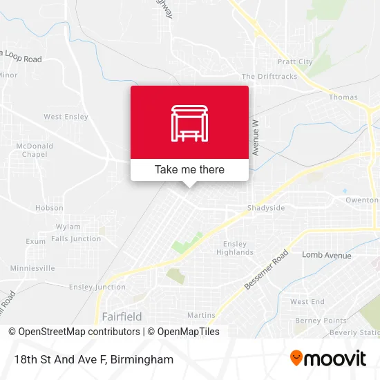 Mapa de 18th St And Ave F