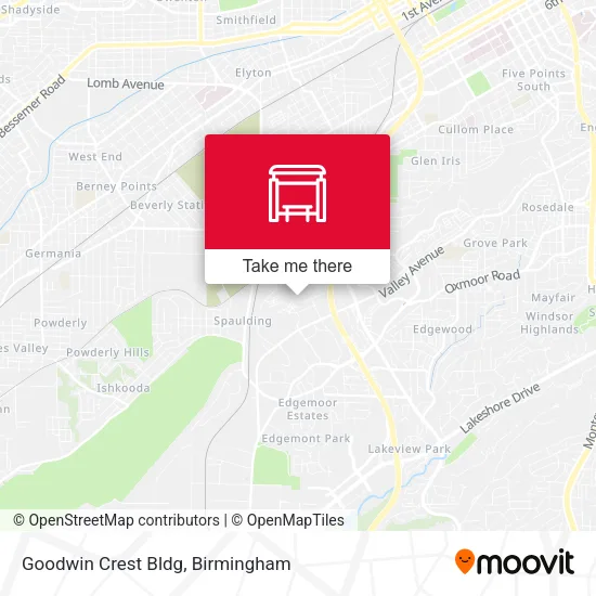 Mapa de Goodwin Crest Bldg