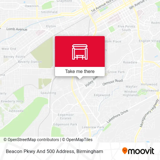 Mapa de Beacon Pkwy And 500 Address