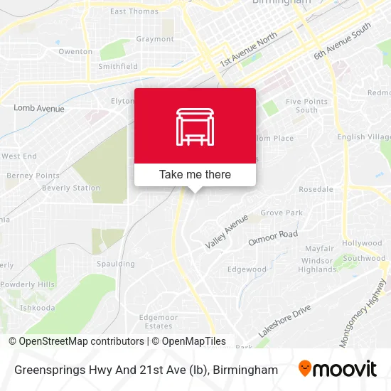 Mapa de Greensprings Hwy And 21st Ave (Ib)