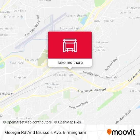 Mapa de Georgia Rd And Brussels Ave