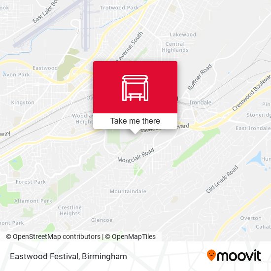 Mapa de Eastwood Festival