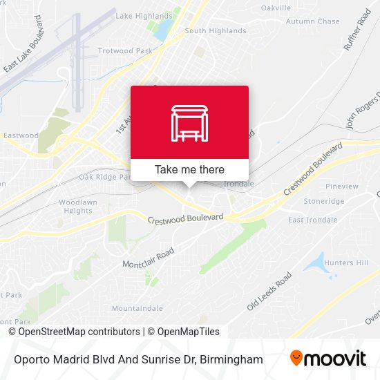 Oporto Madrid Blvd And Sunrise Dr map