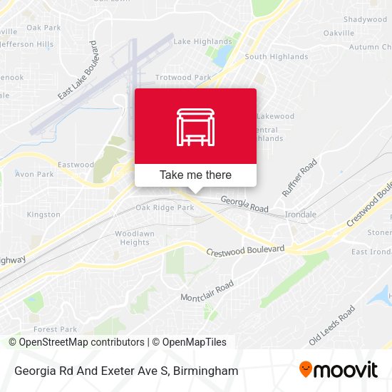 Mapa de Georgia Rd And Exeter Ave S