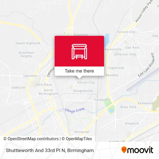 Mapa de Shuttleworth And 33rd Pl N