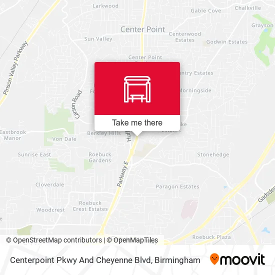 Mapa de Centerpoint Pkwy And Cheyenne Blvd