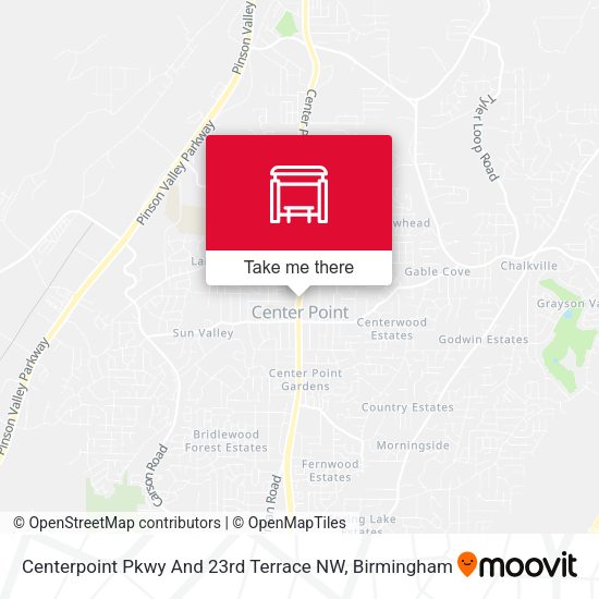 Centerpoint Pkwy And 23rd Terrace NW map