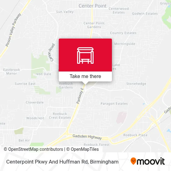 Centerpoint Pkwy And Huffman Rd map